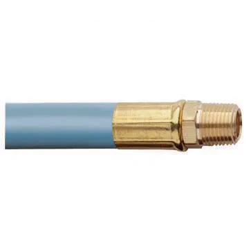 80006 – DAYCO Air Hose, 3/8 Inch Inside Diameter 25 Foot Length 200 PSI Working Pressure 1/4 Inch Male Fittings Blue ...